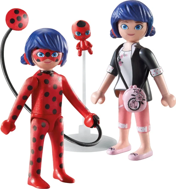 Zestaw figurek Playmobil Miraculous Marinette & Ladybug 16 elementów (4008789713360) - obraz 3