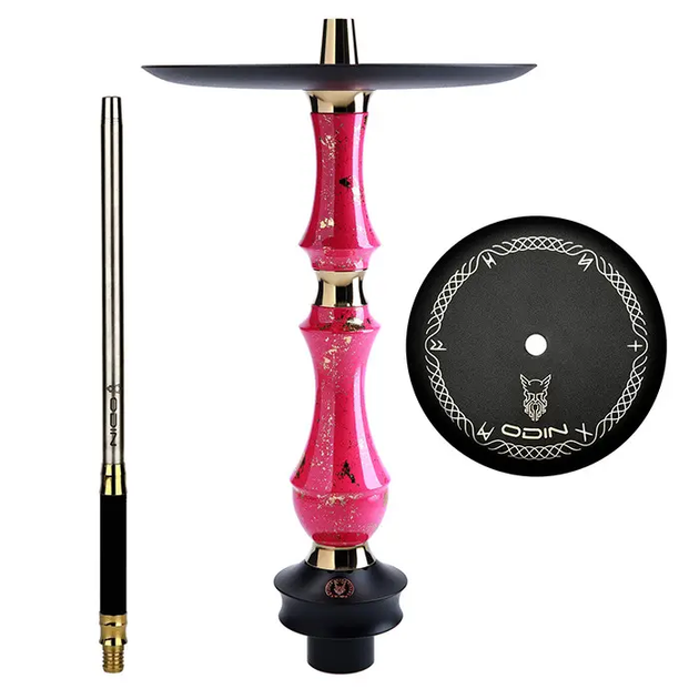 Шахта Sunpipe Hookah Odin Potal Pink под уплотнитель для кальяа 58см из нержавейки с вставкой из эпоксидной смолы розовая - Фото 1 Шахта Sunpipe Hookah Odin Potal Pink под уплотнитель для кальяа 58см из нержавейки с вставкой из эпоксидной смолы розовая - изображение 1