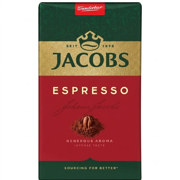 Кофе молотый Jacobs Monarch Espresso 450 г - Фото 1 Кофе молотый Jacobs Monarch Espresso 450 г - изображение 1