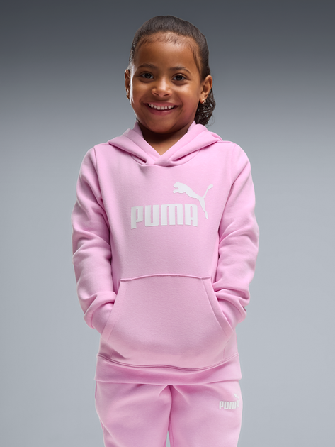 Детский спортивный костюм (худи + штаны) для девочки Puma Essentials No.1 Logo 68523847 116-122 см Mauve Glow (4070033466384) - изображение 3