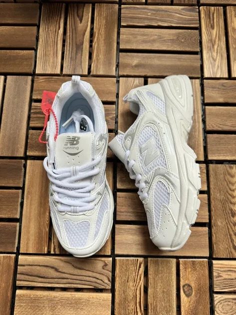 Кросівки жіночі NB530 white silver 39 (24,5) - зображення 7