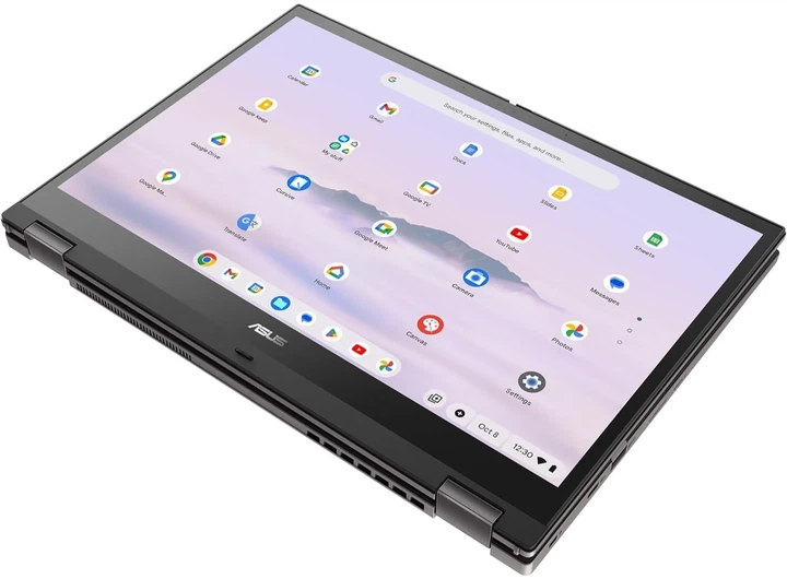 Сенсорний ноутбук 14" Asus Chromebook (CM3401FFA-LZ0336) AMD Ryzen 5 7520C RAM 8GB SSD 256GB 10год батарея Chrome OS (UKR) (102142671) - Уцінка - зображення 4