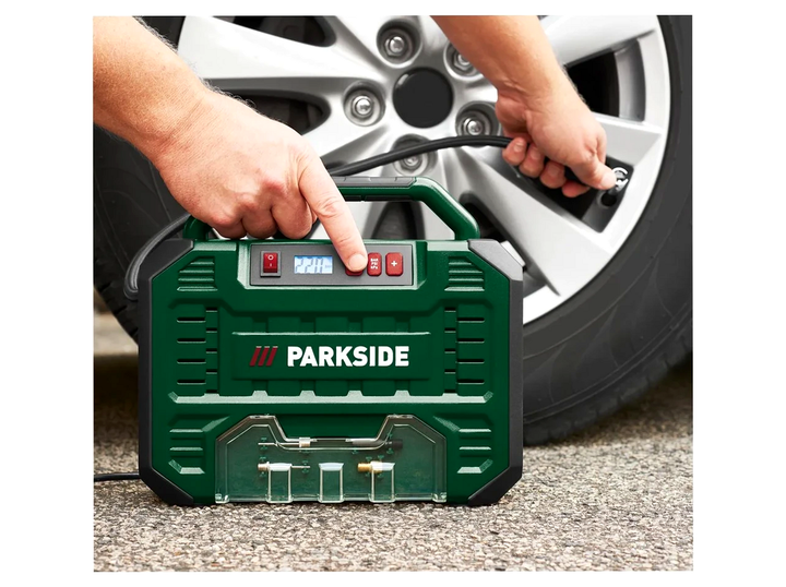 Автомобильный компрессор 150 Вт 12/230 В для накачивания шин и матрасов Parkside PR-267 - зображення 4