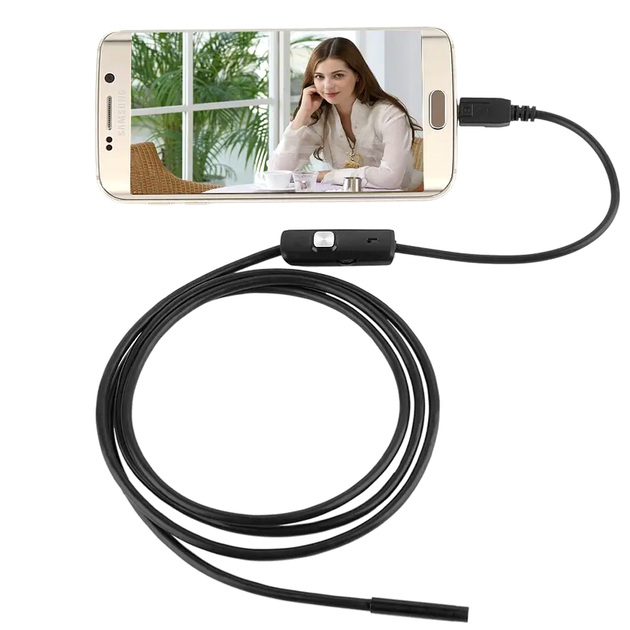 Эндоскоп мини камера 3 5м USB водонепроницаемая для смартфона LS-499 - изображение 6