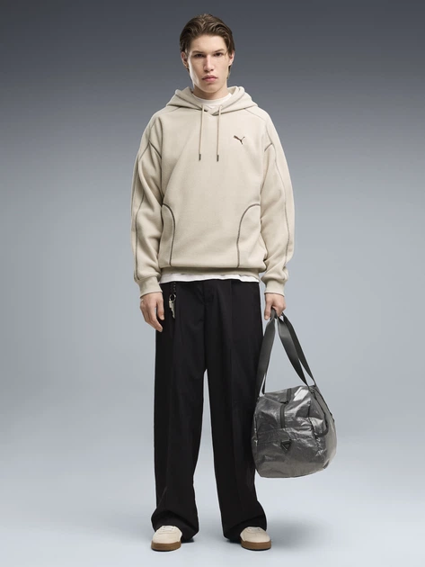 Худи утеплённое мужское Puma Essentials Elevated 69431282 S Silver Fog (4070033398166) - изображение 3