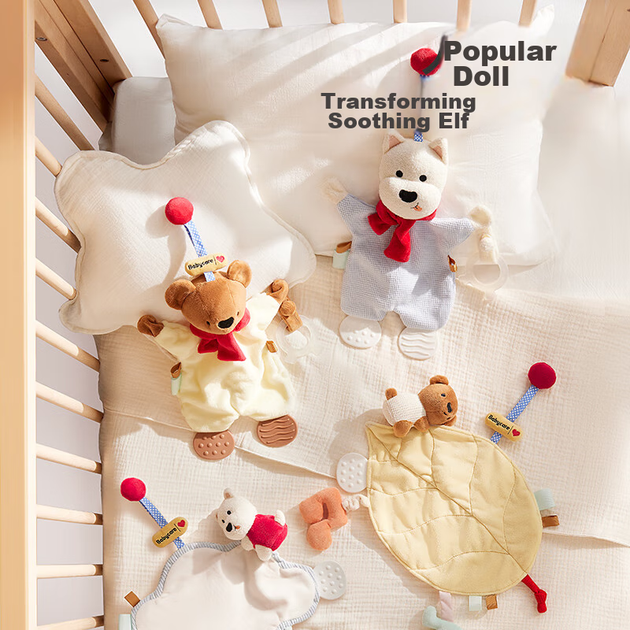 Прорезыватель Babycare Sweet Dream для новорожденных плюшевый, «мишка Бубу» - Фото 6 Прорезыватель Babycare Sweet Dream для новорожденных плюшевый, «мишка Бубу» - изображение 6