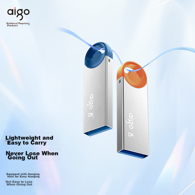 Флеш-накопитель Aigo 8 ГБ USB 2.0 для участия в тендерах (U212), профессиональный, для корпоративных конкурсов, комплект из десяти штук, компактный, с металлическим корпусом, небольшой емкости. - изображение 8