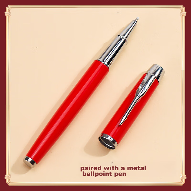 Блокнот SHEN SHI A5 120 страниц, с закладками, подарочный набор - изображение 7