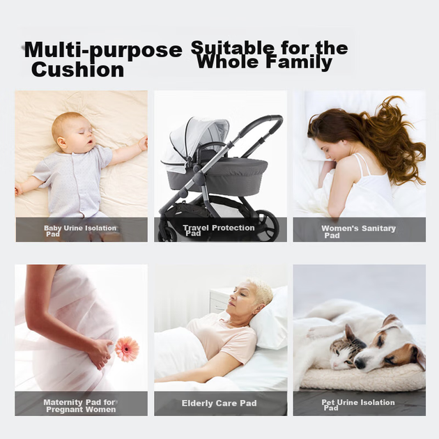 Пеленка Beiboshi Babybox одноразовая, 35x45см, водонепроницаемая, 100 шт, M - Фото 10 Пеленка Beiboshi Babybox одноразовая, 35x45см, водонепроницаемая, 100 шт, M - изображение 10