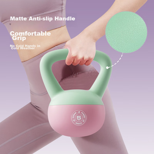 Фітнес-обладнання Langwei Soft Kettlebell з гантелями для чоловіків та жінок, корекція фігури, схуднення, зменшення жиру на животі [ексклюзив JINGDONG] - изображение 7