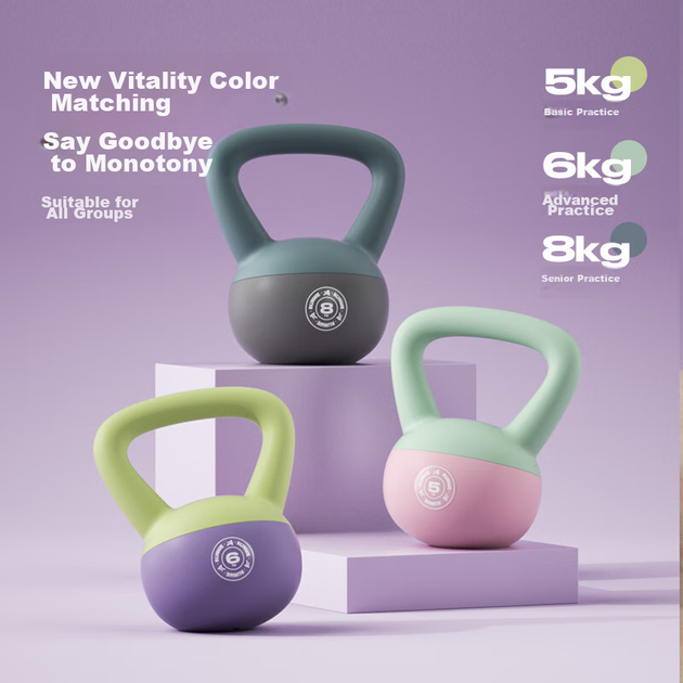Фітнес-обладнання Langwei Soft Kettlebell з гантелями для чоловіків та жінок, корекція фігури, схуднення, зменшення жиру на животі [ексклюзив JINGDONG] - изображение 9