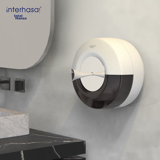 Диспенсер Interhasa E51016 для салфеток центральный для общественных туалетов настенный - изображение 4