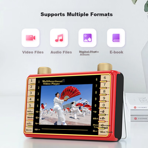 Плеер портативный NINTAUS P3S для пожилых с экраном радио - изображение 9