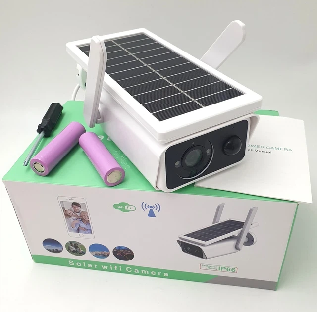Камера відеоспостереження Solar Wifi на сонячній батареї TTS-03-White - зображення 2