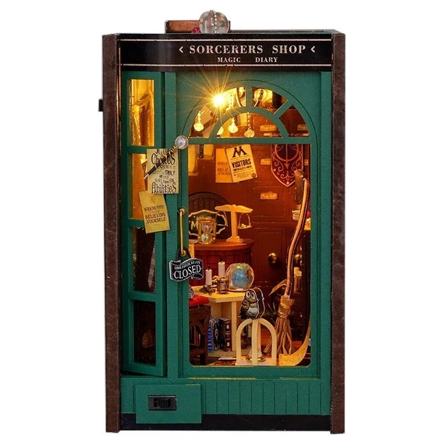 Бук Нук Магазин Мага Гаррі Поттер Book Nook Magic Diary DIY Kit TL-6 Інтер'єрний конструктор - Фото 2 Бук Нук Магазин Мага Гаррі Поттер Book Nook Magic Diary DIY Kit TL-6 Інтер'єрний конструктор - зображення 2