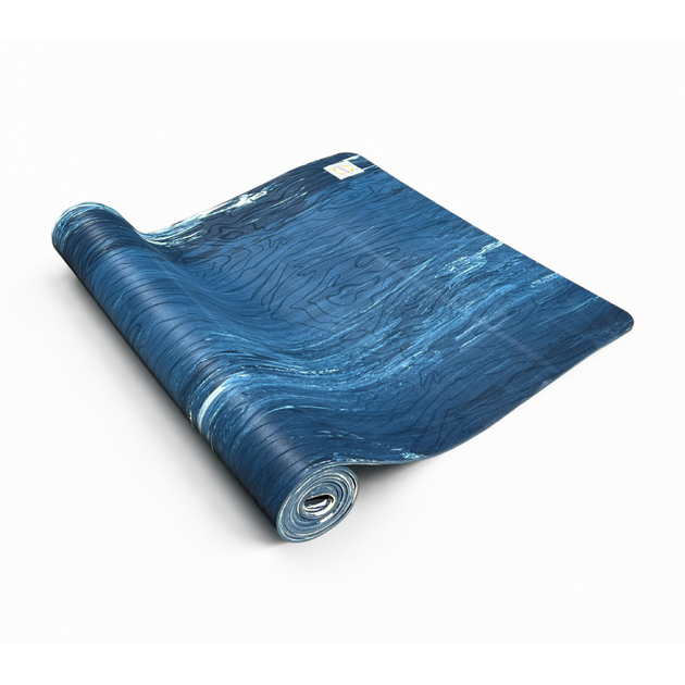 Коврик для йоги Sandar Amber Ebb Midnight Marble 183x68x0.4 см - изображение 4
