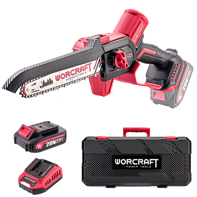 Аккумуляторная бесщеточная мини-пила цепная WORCRAFT CHS-S20LiBDM, SDS - Фото 1 Аккумуляторная бесщеточная мини-пила цепная WORCRAFT CHS-S20LiBDM, SDS - изображение 1