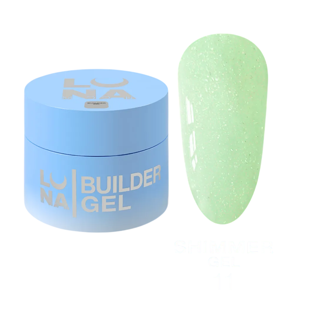Luna Moon для наращивания Shimmer Gel #11 30 мл - Фото 1 Luna Moon для наращивания Shimmer Gel #11 30 мл - изображение 1