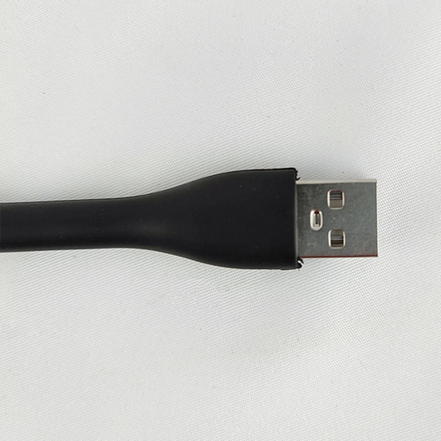 USB LED лампа гибкая для ноутбука и клавиатуры 5V черная (1999/1) - изображение 8