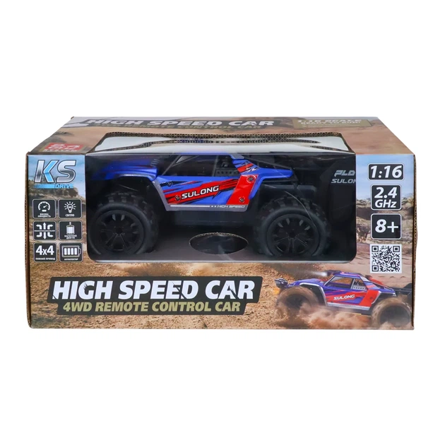 Автомобиль р/к KS Drive АБС-пластик 1:16 синий - изображение 4