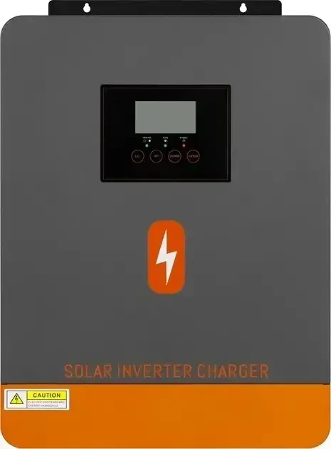 Гібридний сонячний інвертор POWMR POW-HVM4.2K-24V-D 4.2 кВт, MPPT, UPS, чиста синусоїда, 12/24V, 220V - Фото 2 Гібридний сонячний інвертор POWMR POW-HVM4.2K-24V-D 4.2 кВт, MPPT, UPS, чиста синусоїда, 12/24V, 220V - зображення 2
