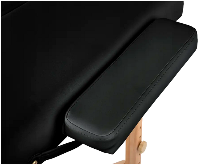 Массажный стол складной 2 секции 185х60см для дома черный BODYFIT МС0166 - Фото 6 Массажный стол складной 2 секции 185х60см для дома черный BODYFIT МС0166 - изображение 6