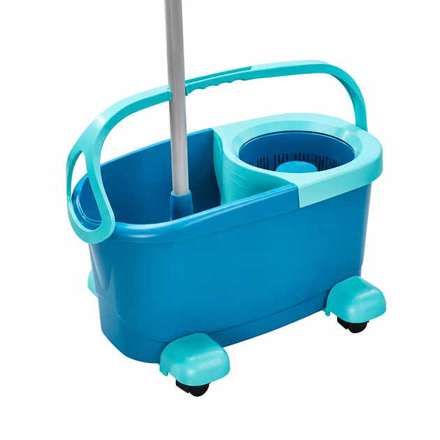 Набор для уборки Leifheit CLEAN TWIST Mobile Disc Mop Ergo Set с ведром 6 л - изображение 6
