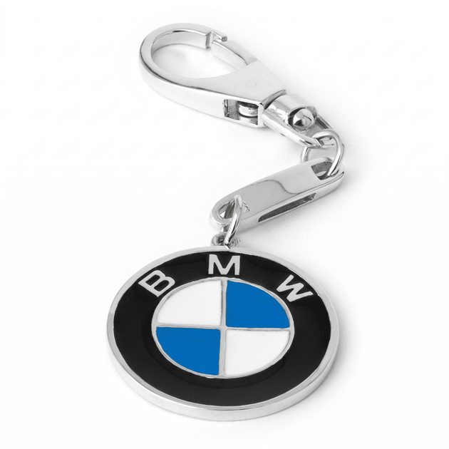 Серебряный брелок BMW (БМВ) (9013) - Фото 1 Серебряный брелок BMW (БМВ) (9013) - изображение 1