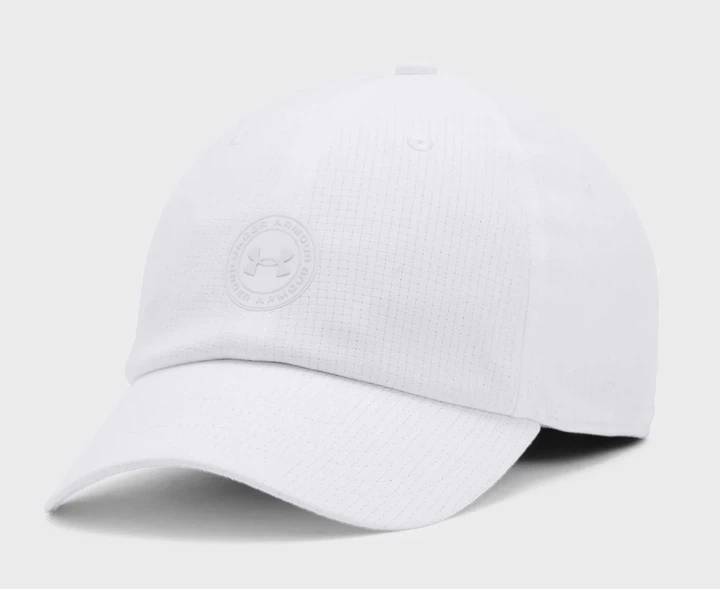 Кепка Under Armour W Iso-chill Armourvent Adj белая Жен для спорта стильная женская кепка с вентиляцией - Фото 1 Кепка Under Armour W Iso-chill Armourvent Adj белая Жен для спорта стильная женская кепка с вентиляцией - изображение 1