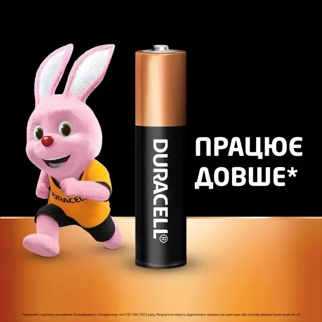 Батарейки Duracell AAA Extra Life 1.5V LR03 MN2400 алкалінові 12 шт - зображення 2