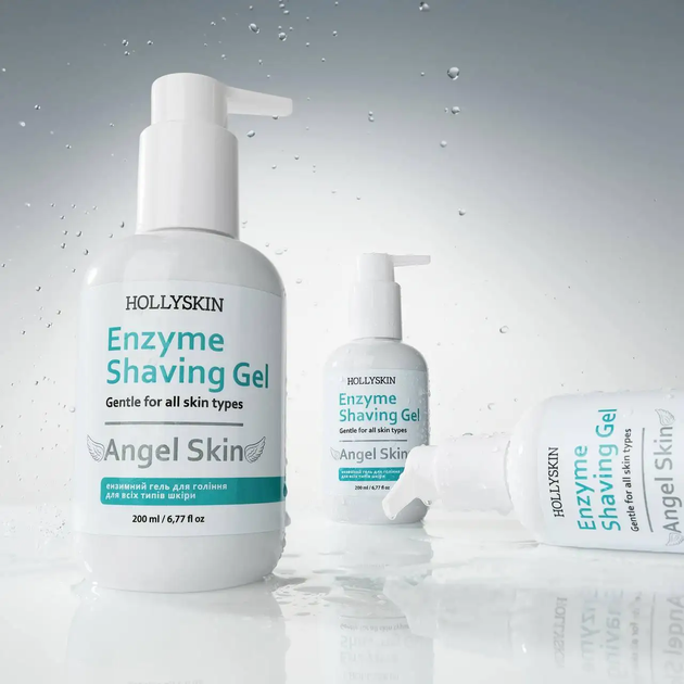 Энзимный гель для бритья Hollyskin Angel Skin Enzyme Shaving Gel, 200 мл - изображение 2
