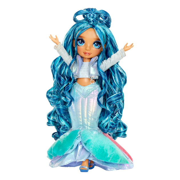 Лялька Rainbow High Winter Wonderland з аксесуарами для гри 28 см синя - зображення 2