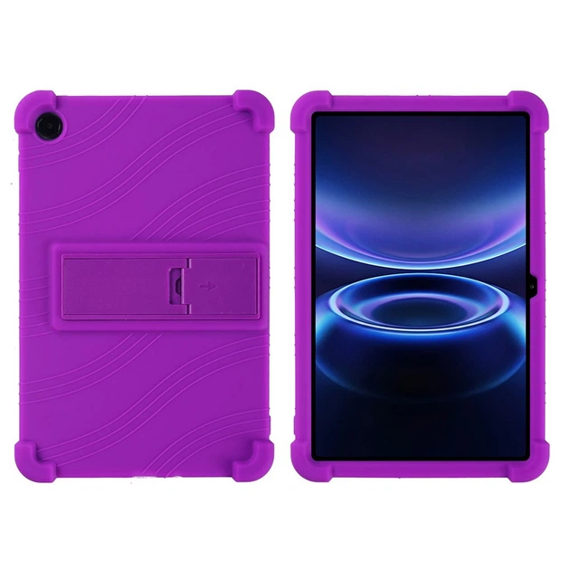 Чехол силиконовый с подставкой Xiaomi Redmi Pad 2 9.7" (2026) Фиолетовый - Фото 1 Чехол силиконовый с подставкой Xiaomi Redmi Pad 2 9.7" (2026) Фиолетовый - изображение 1