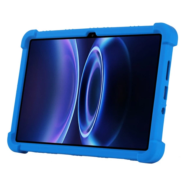 Чехол силиконовый с подставкой Xiaomi Redmi Pad 2 9.7" (2026) Синий - Фото 2 Чехол силиконовый с подставкой Xiaomi Redmi Pad 2 9.7" (2026) Синий - изображение 2