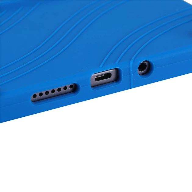 Чехол силиконовый с подставкой Xiaomi Redmi Pad 2 9.7" (2026) Синий - Фото 5 Чехол силиконовый с подставкой Xiaomi Redmi Pad 2 9.7" (2026) Синий - изображение 5