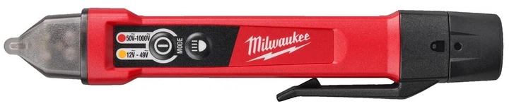 Детектор напряжения бесконтактный Milwaukee NCVDDF с двойным диапазоном и фонариком 12-1000 В 4933500162 - Фото 2 Детектор напряжения бесконтактный Milwaukee NCVDDF с двойным диапазоном и фонариком 12-1000 В 4933500162 - изображение 2