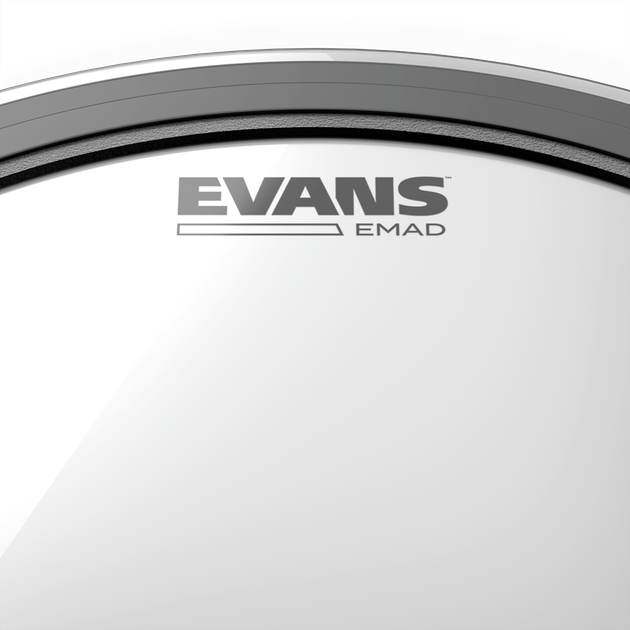 Пластик для бас-барабана Evans 22" EMAD CLEAR Bass - Фото 3 Пластик для бас-барабана Evans 22" EMAD CLEAR Bass - зображення 3