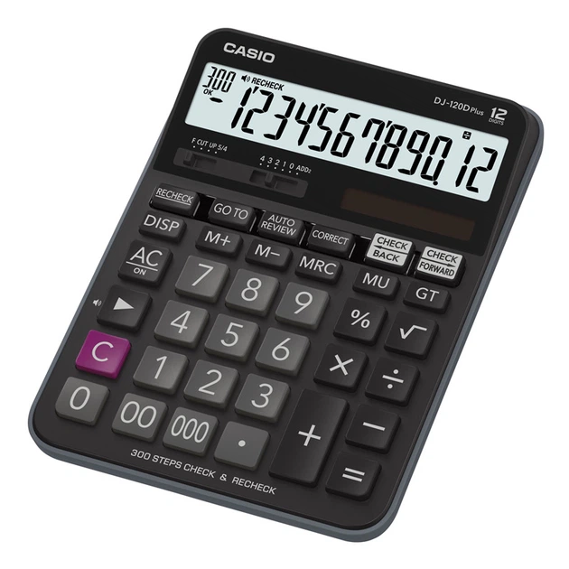 Калькулятор офисный Casio DJ-120DPlus, 300 шагов - изображение 7