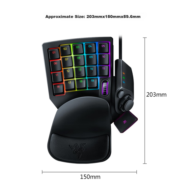 Клавиатура Razer Talos V2 механическая проводная, одноручная, RGB, для киберспорта - Фото 10 Клавиатура Razer Talos V2 механическая проводная, одноручная, RGB, для киберспорта - изображение 10