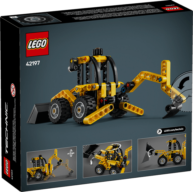Конструктор LEGO Technic Большой экскаватор-погрузчик 104 детали (42197) - Фото 1 Конструктор LEGO Technic Большой экскаватор-погрузчик 104 детали (42197) - изображение 1