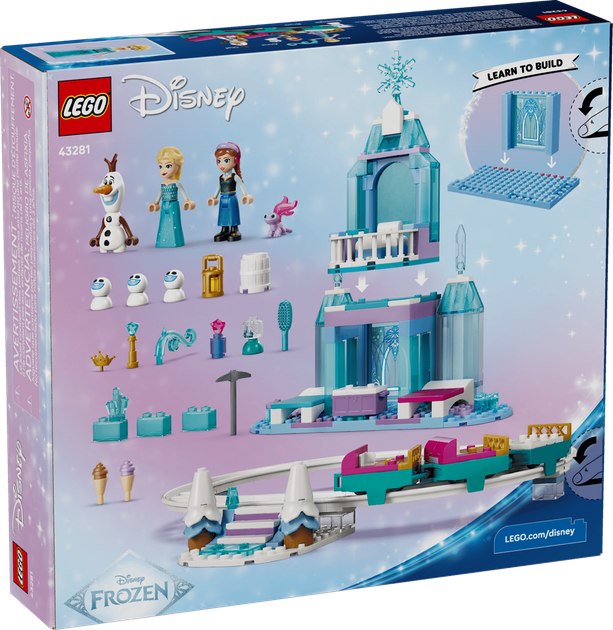 Конструктор LEGO Disney Снежный замок Эльзы 216 деталей (43281) - Фото 1 Конструктор LEGO Disney Снежный замок Эльзы 216 деталей (43281) - изображение 1