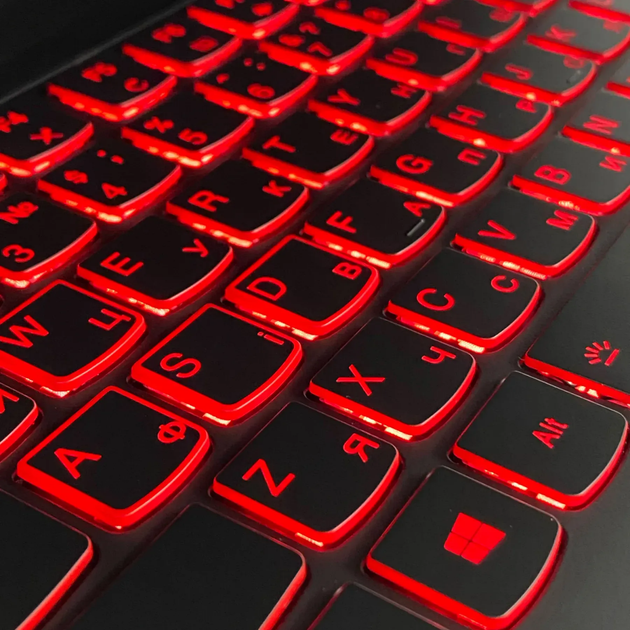 Игровой ноутбук Б-класс Lenovo Legion Y720-15IKBN / 15.6" (1920x1080) IPS / Intel Core i7-7700HQ (4 (8) ядра по 2.8 - 3.8 GHz) / 16 GB DDR4 / 128 GB SSD + 1000 GB HDD / nVidia Geforce GTX 1050 Ti, 4 GB GDDR5, 128-bit / HDMI / USB Type-C б/у + Подарок Мышь - Фото 6 Игровой ноутбук Б-класс Lenovo Legion Y720-15IKBN / 15.6" (1920x1080) IPS / Intel Core i7-7700HQ (4 (8) ядра по 2.8 - 3.8 GHz) / 16 GB DDR4 / 128 GB SSD + 1000 GB HDD / nVidia Geforce GTX 1050 Ti, 4 GB GDDR5, 128-bit / HDMI / USB Type-C б/у + Подарок Мышь - изображение 6