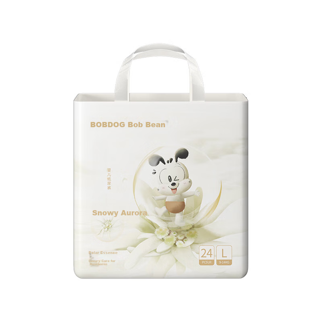 Подгузники BOBDOG Snow Aurora, 48 шт (8.5-11.5кг), быстросохнущие дышащие - изображение 4