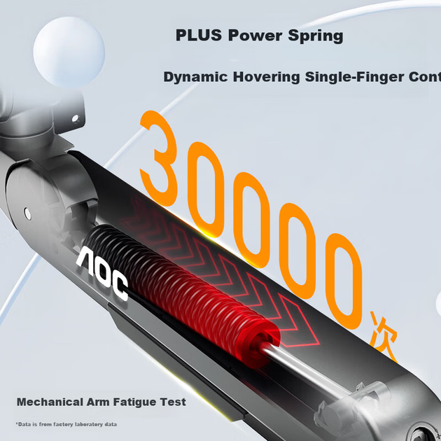 Кронштейн для монитора AOC AM400PLUS, настольный, регулируемый, серый - Фото 6 Кронштейн для монитора AOC AM400PLUS, настольный, регулируемый, серый - изображение 6