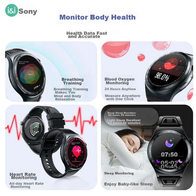 Розумний годинник Soaiy S9, дзвінки через Bluetooth, металевий циферблат, для дорослих чоловіків та жінок, моніторинг серцевого ритму та рівня кисню в крові, офлайн-платіж NFC, водонепроникний браслет, чорний - изображение 11