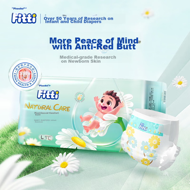 Подгузники Fitti Plant-Based Comfort L, 38 шт - изображение 5