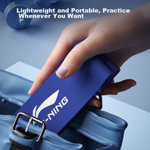 Набір еластичних стрічок Li-Ning, 5 шт, для фітнесу, йоги та розтяжки - зображення 12