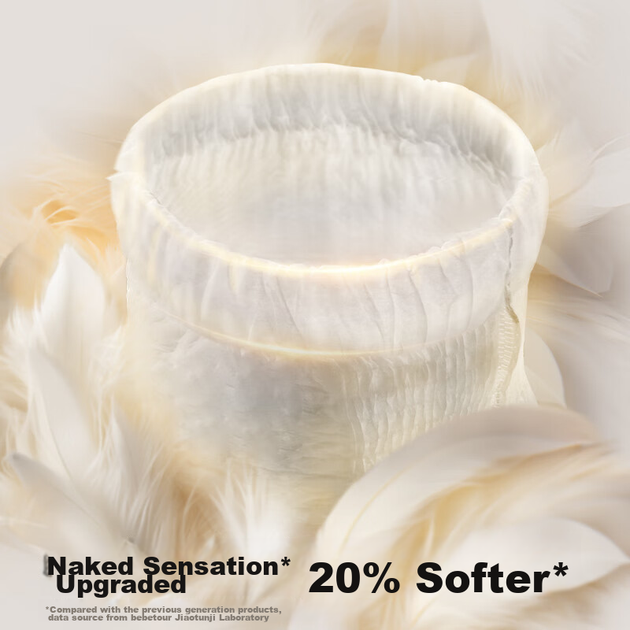 Подгузники-трусики Bebetour Royal Feather XXL 26шт ультратонкие дышащие - изображение 6