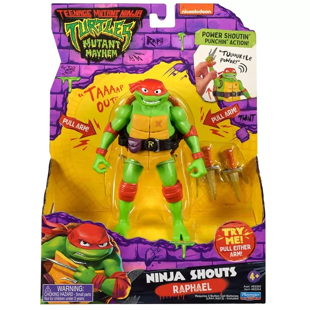 Фігурка TMNT Рафаель (83354) - Фото 5 Фігурка TMNT Рафаель (83354) - зображення 5