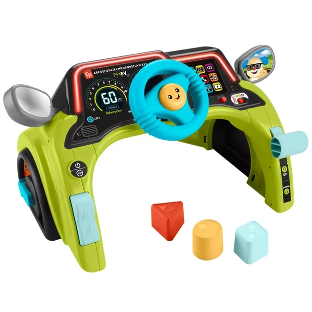 Интерактивный руль Fisher Price Маленький водитель с технологией Smart Stages (HTW88) - изображение 3